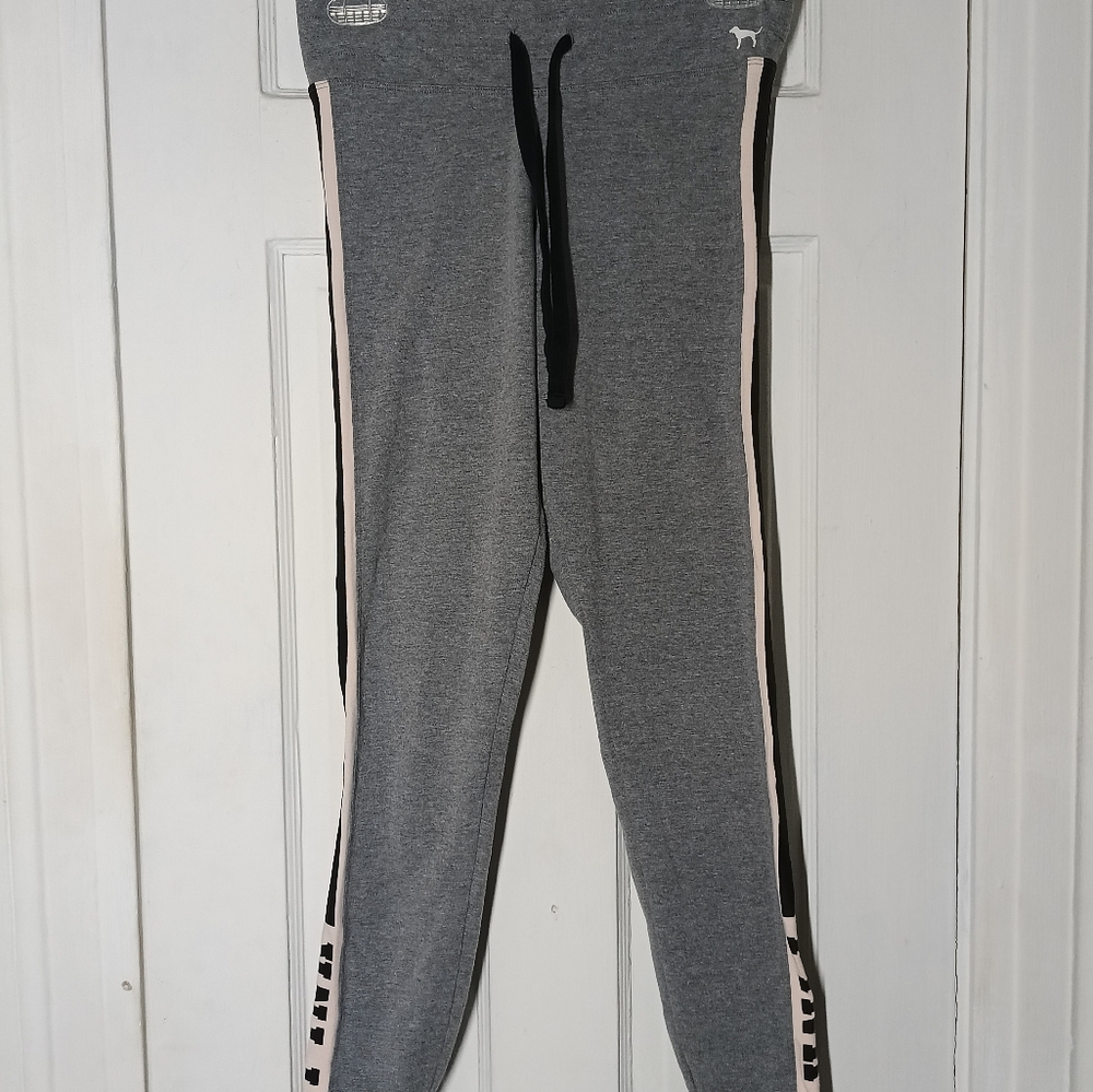 Victoria's Secret Pink Yoga Pants Dog Signature Leggings Small